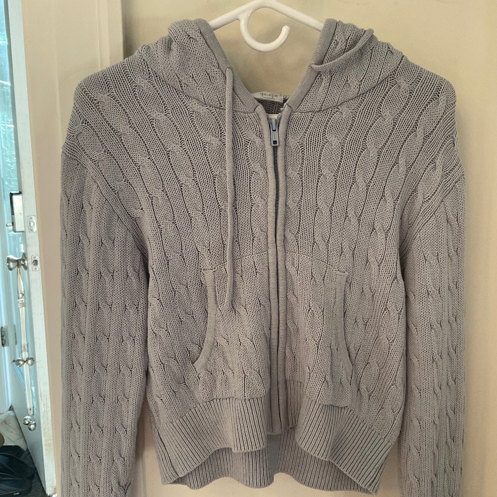 Brandy Melville hoodie cardigan
